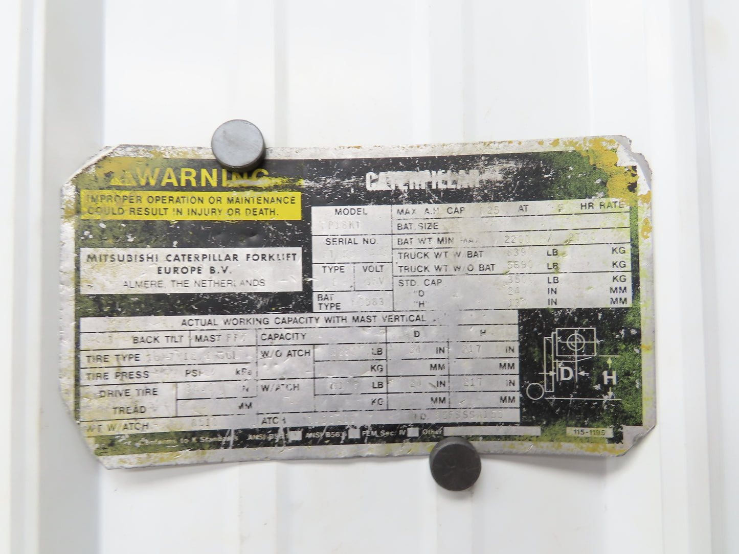 Caterpillar EP18KT Forklift Hydraulic Drive Traction Pump TMG1A23 L511 CAT