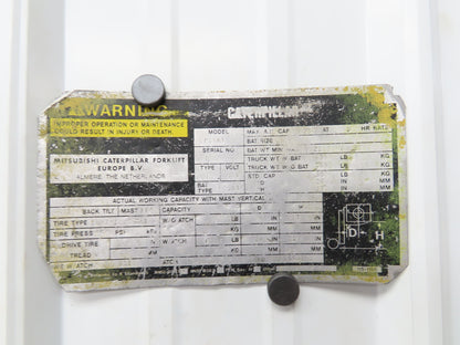 Caterpillar EP18KT Forklift Hydraulic Drive Traction Pump TMG1A23 L511 CAT