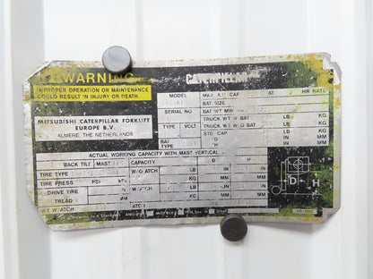 Iskra 97020-20400 Forklift Motor Only For Hydraulic Pump 48V Caterpillar EP18KT