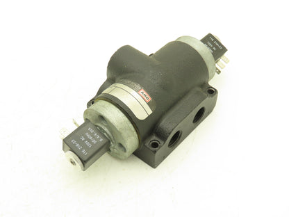 ARO Fluid Power K214SD Pneumatic Air Solenoid Valve 1/2" NPT 120VAC DIN Plug