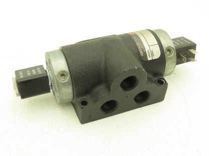 ARO Fluid Power K214SD Pneumatic Air Solenoid Valve 1/2" NPT 120VAC DIN Plug