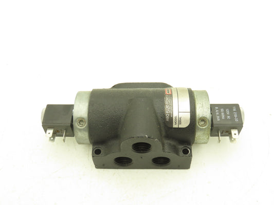 ARO Fluid Power K214SD Pneumatic Air Solenoid Valve 1/2" NPT 120VAC DIN Plug