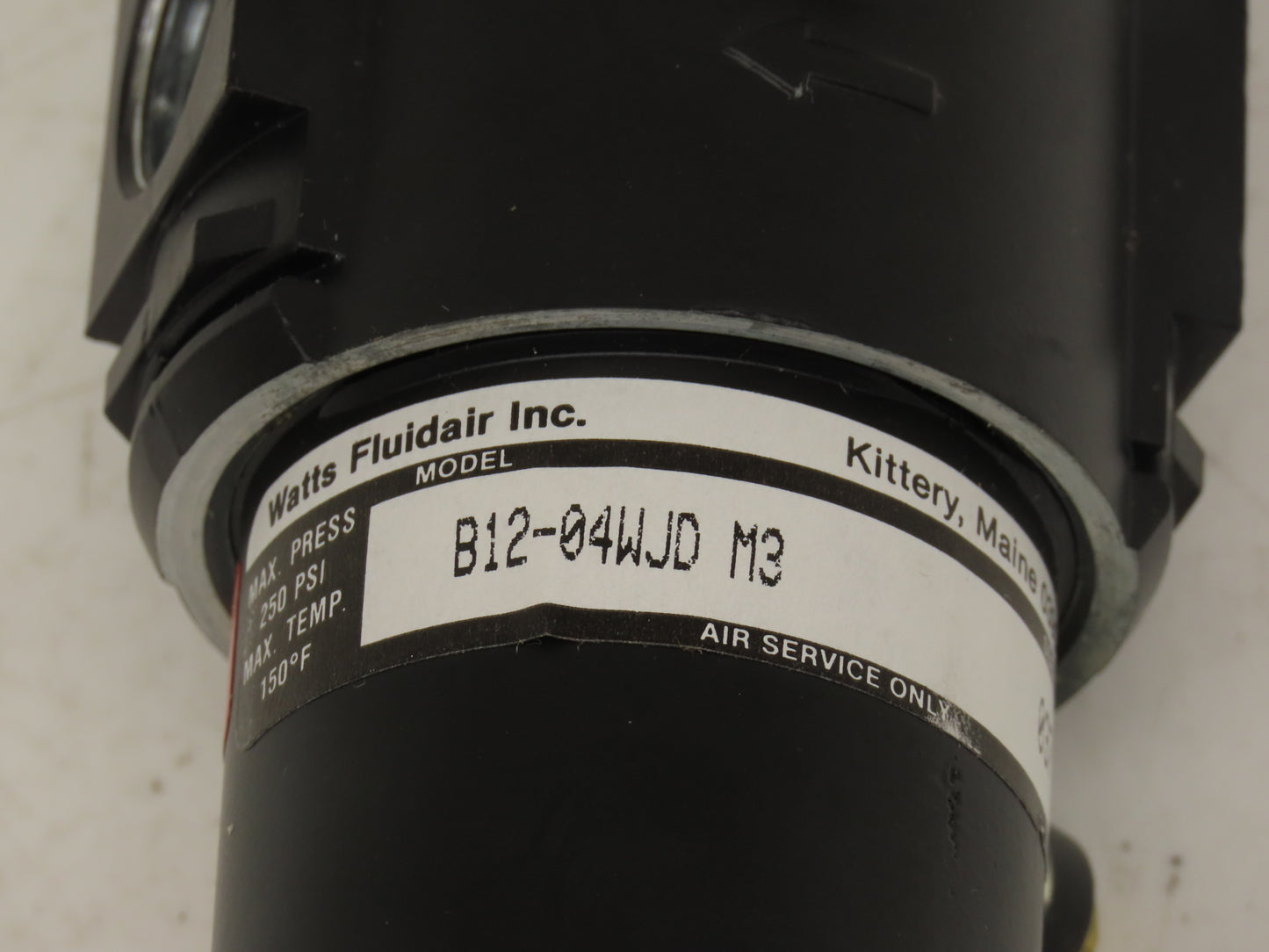 Watts Fluidair B12-04WJD M3 Pneumatic Integral Filter Regulator 1/2" NPT 250PSI