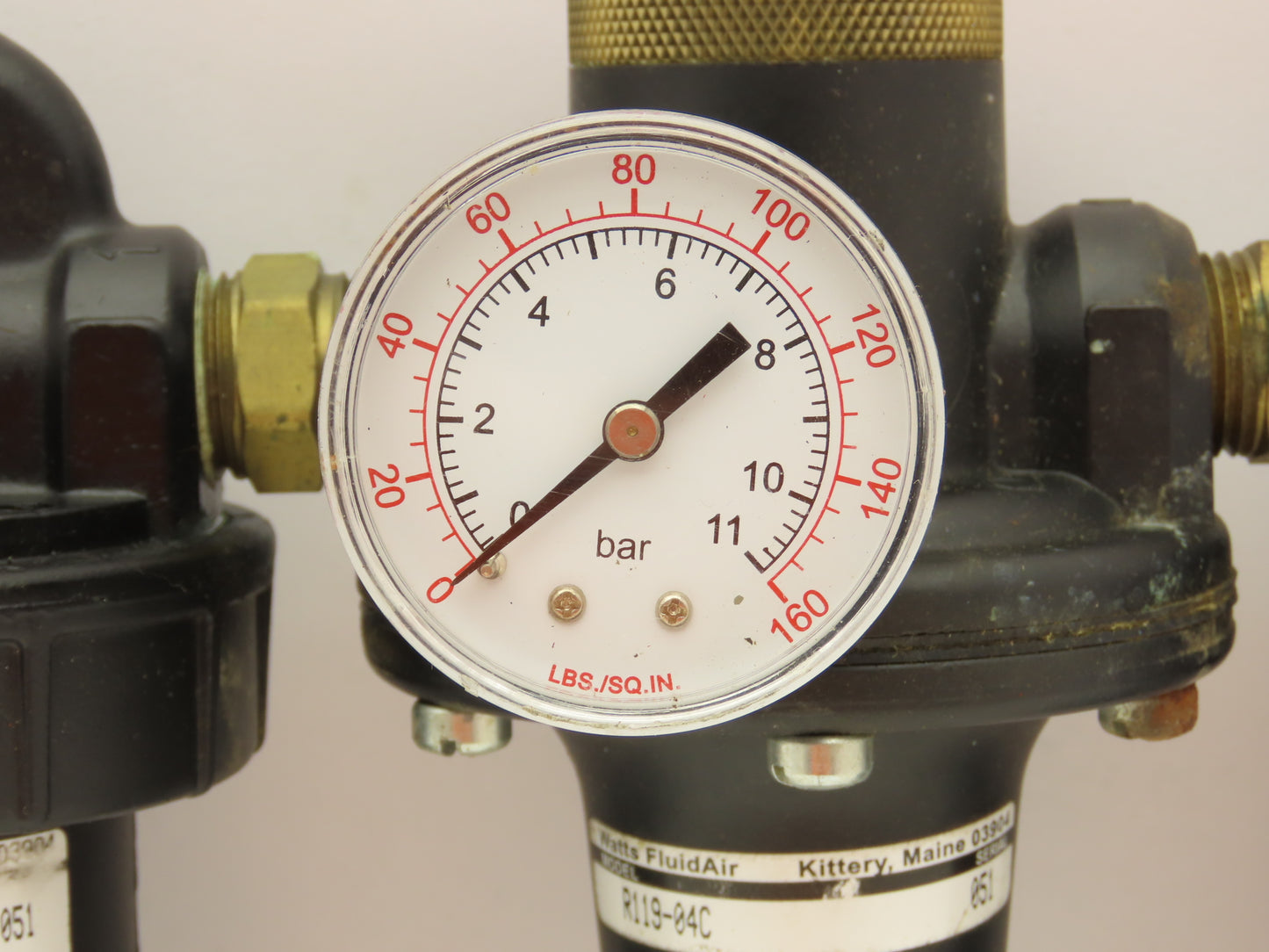 Watts Fluidair Pneumatic Air Filter Regulator Lubricator Combo 1/2"NPT