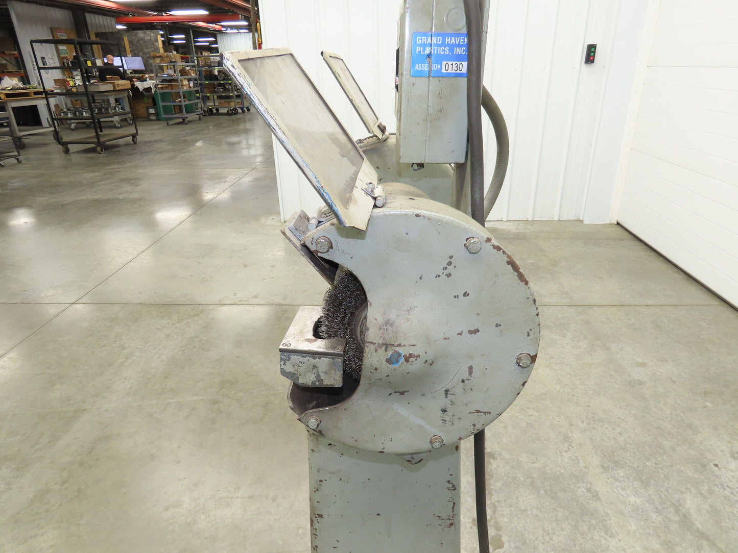 Van Dorn 85 Bench Grinder Pedestal  10" 1500 RPM 226/440V 3Ph