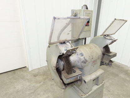 Van Dorn 85 Bench Grinder Pedestal  10" 1500 RPM 226/440V 3Ph