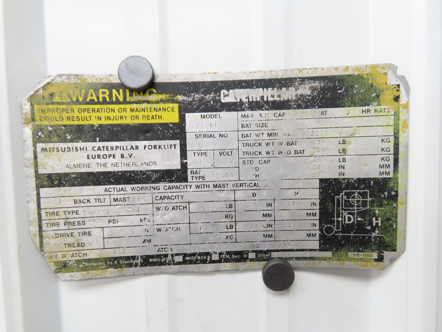 Caterpillar EP18KT Forklift Display Controller Module 97C5430500 CAT