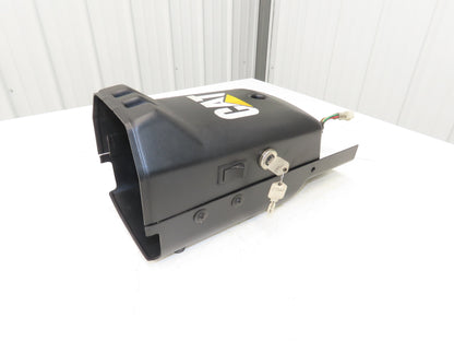 Caterpillar EP18KT Forklift Steering Column Shroud Cover With Key & Switch CAT