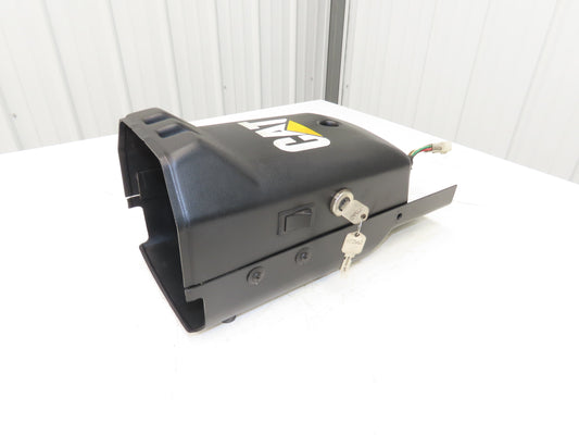 Caterpillar EP18KT Forklift Steering Column Shroud Cover With Key & Switch CAT
