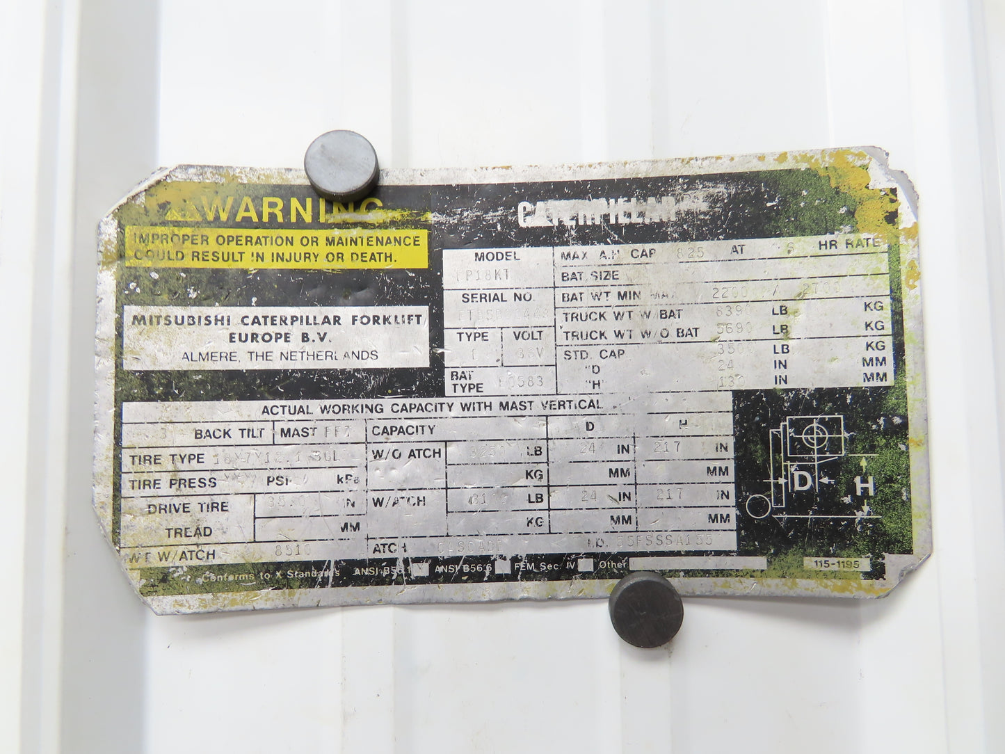 CAT C0030-30328 Hydraulic 3-Spool Forklift Mast Control Valve EP18KT *Read