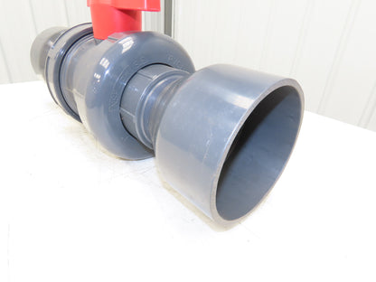 Spears 2322-060  6" Union Ball Valve PVC EPDM Venturi Socket Ends 150psi