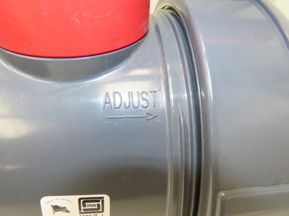 Spears 2322-060  6" Union Ball Valve PVC EPDM Venturi Socket Ends 150psi