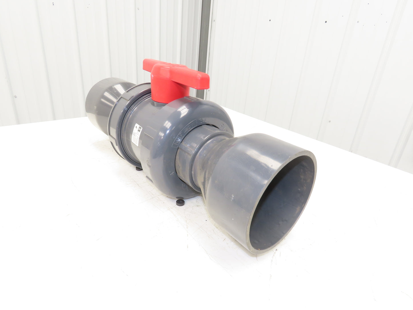 Spears 2322-060  6" Union Ball Valve PVC EPDM Venturi Socket Ends 150psi