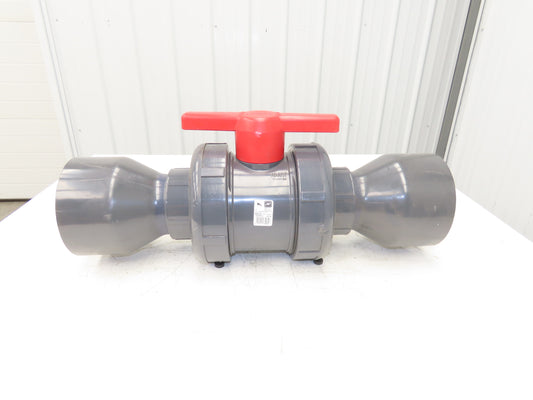 Spears 2322-060  6" Union Ball Valve PVC EPDM Venturi Socket Ends 150psi