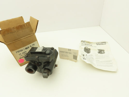 ITT Hoffman FT015H Float & Thermostatic Steam Trap 1"NPT 15/250PSI 450°F