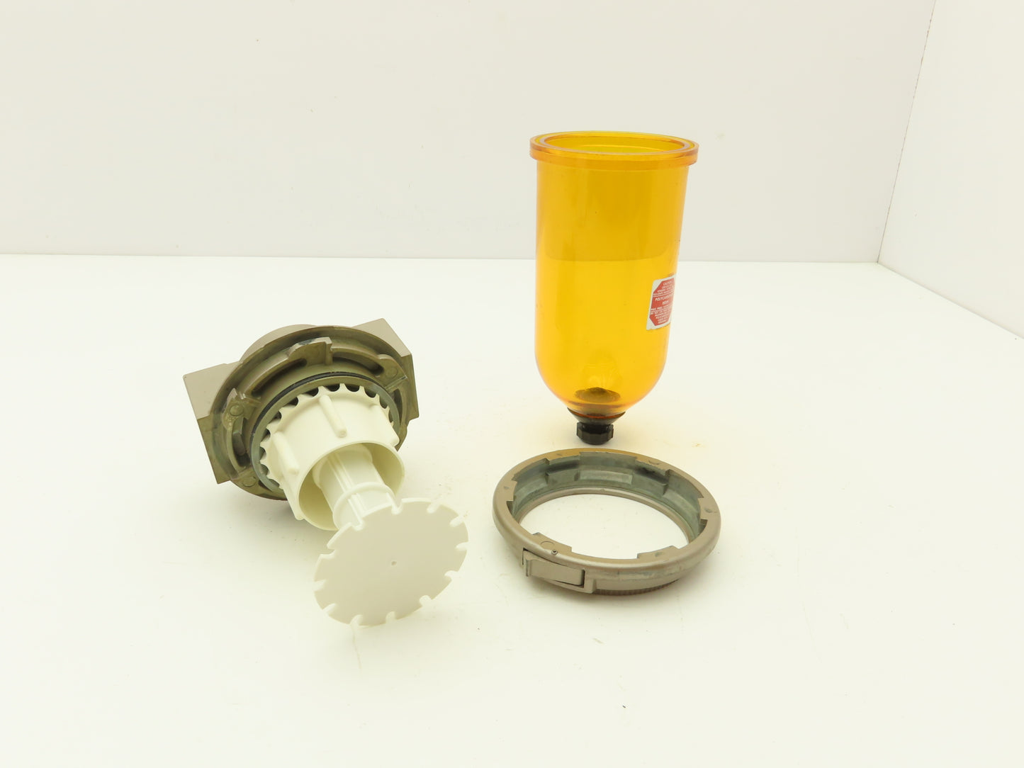 Schrader Bellows 3538-1000 Pneumatic Lubricator Air Filter 1"NPT Poly Bowl