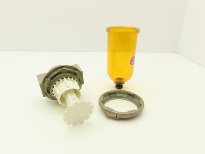 Schrader Bellows 3538-1000 Pneumatic Lubricator Air Filter 1"NPT Poly Bowl