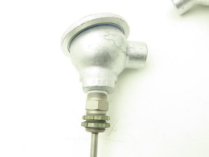 Omega Engineering PR12-2-100-1/4-5-1/2-E Thermocouple Probe 5" Length Lot of 2