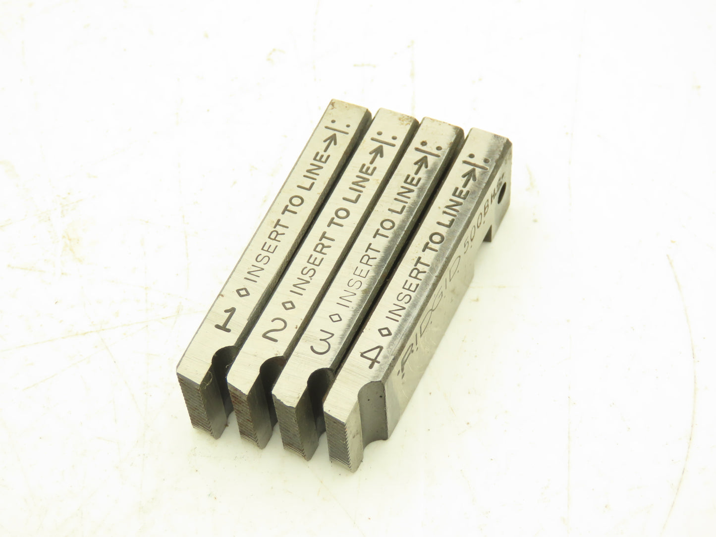 Ridgid 48700 3/8"-24 UNF Right Hand Bolt Thread Die Set 500B High Speed Steel