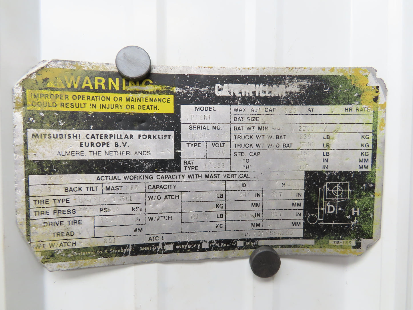 Caterpillar 16A5035301 Forklift Speed Control Assembly & Circuit Boards EP18KT