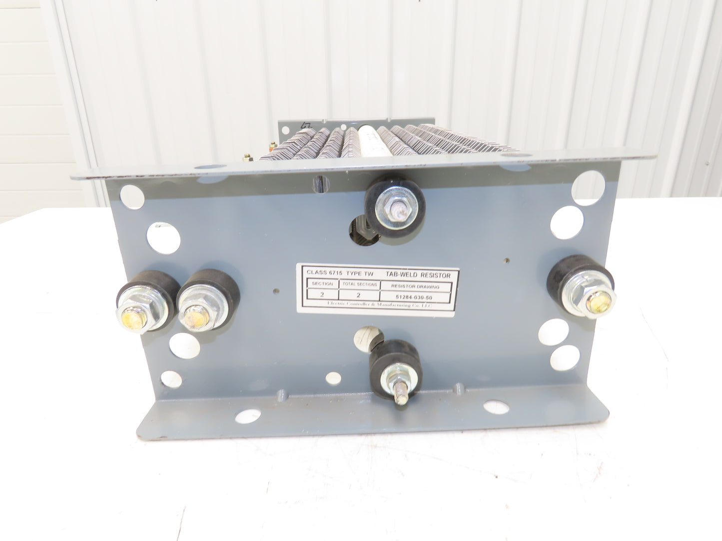 Tab Weld 6715 TW27D Tab Weld Crane Brake Plate Resistor 9.55 Ohms 27 Amp