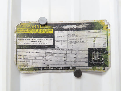 Caterpillar EP18KT Forklift Directional Switch Forward Reverse & Neutral