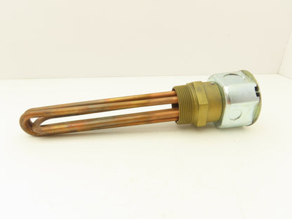 Indeeco 714LC1275  12" Immersion Heater 1500W 208V 1PH 2.5"NPT Screw Plug