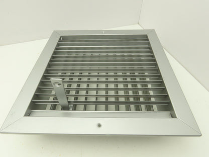 Manual Adjustable Louver Ventilation Duct Damper 12"x12" 2 Way Control 1 Lever