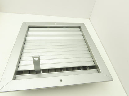 Manual Adjustable Louver Ventilation Duct Damper 12"x12" 2 Way Control 1 Lever