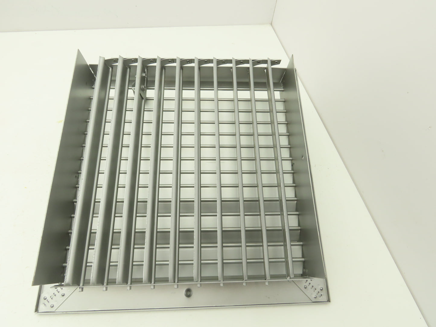 Manual Adjustable Louver Ventilation Duct Damper 12"x12" 2 Way Control 1 Lever