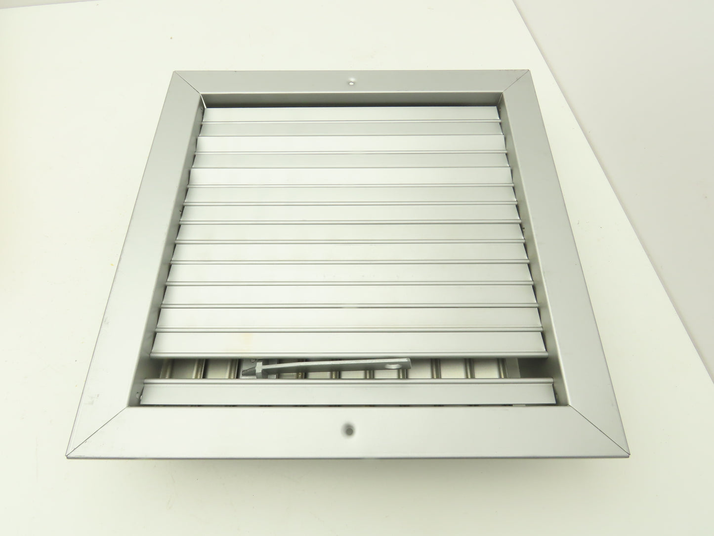 Manual Adjustable Louver Ventilation Duct Damper 12"x12" 2 Way Control 1 Lever