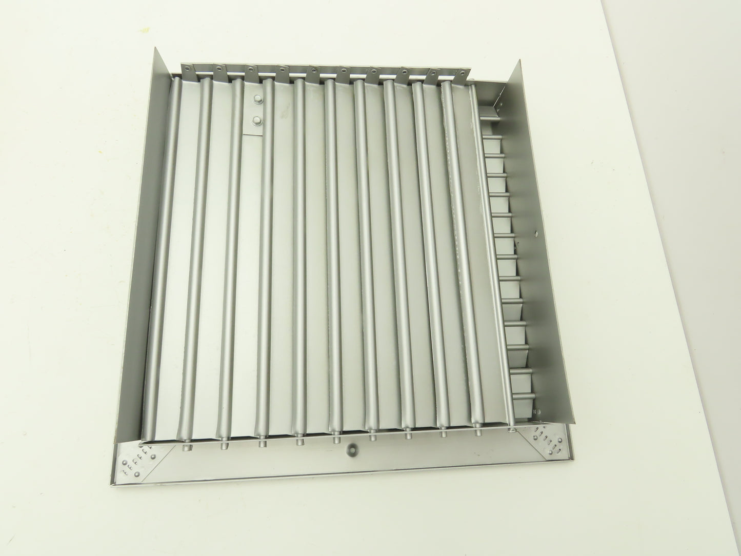Manual Adjustable Louver Ventilation Duct Damper 12"x12" 2 Way Control 1 Lever
