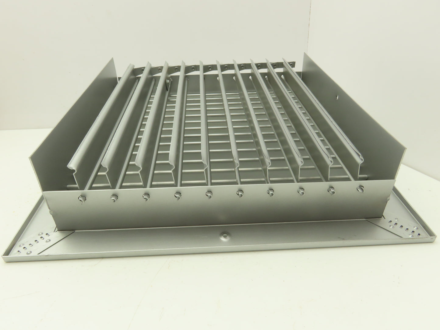 Manual Adjustable Louver Ventilation Duct Damper 12"x12" 2 Way Control 1 Lever