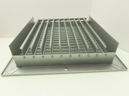 Manual Adjustable Louver Ventilation Duct Damper 12"x12" 2 Way Control 1 Lever