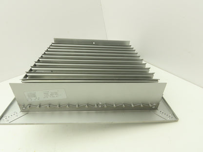 Manual Adjustable Louver Ventilation Duct Damper 12"x12" 2 Way Control 1 Lever