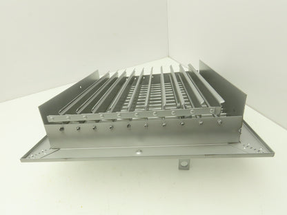 Manual Adjustable Louver Ventilation Duct Damper 12"x12" 2 Way Control 1 Lever
