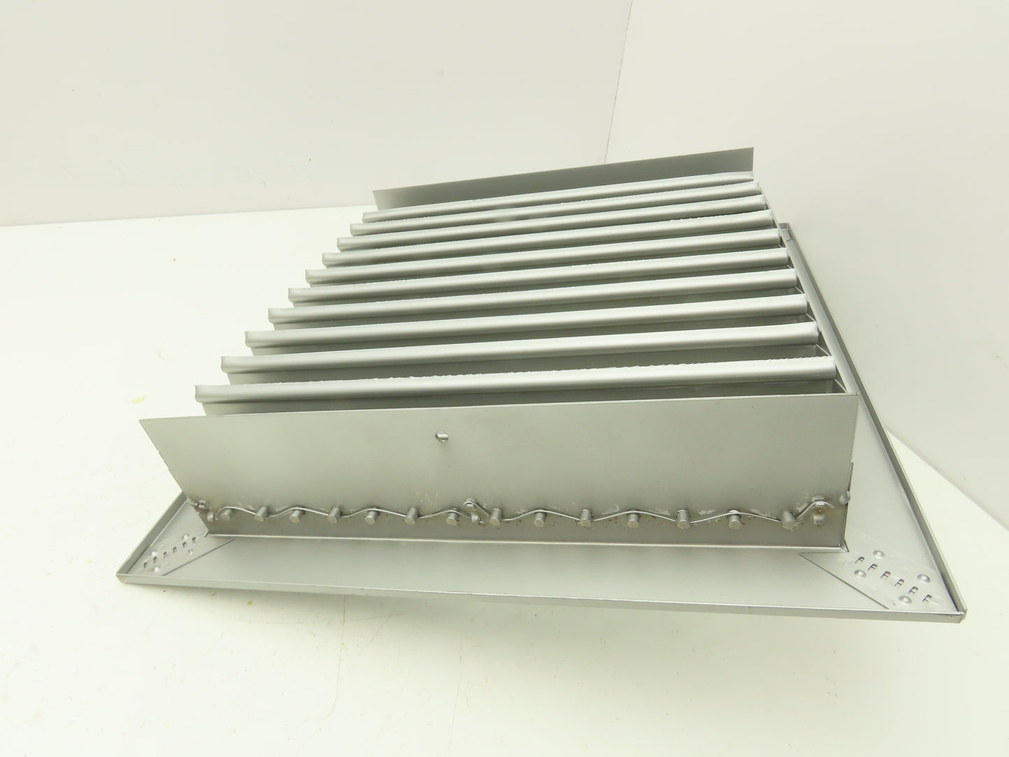 Manual Adjustable Louver Ventilation Duct Damper 12"x12" 2 Way Control 1 Lever
