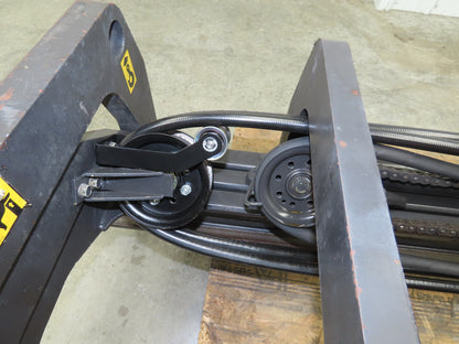 Caterpillar EP18KT Forklift Mast 3 Stage 3 Lever 217" Lift 3250lb Class 2