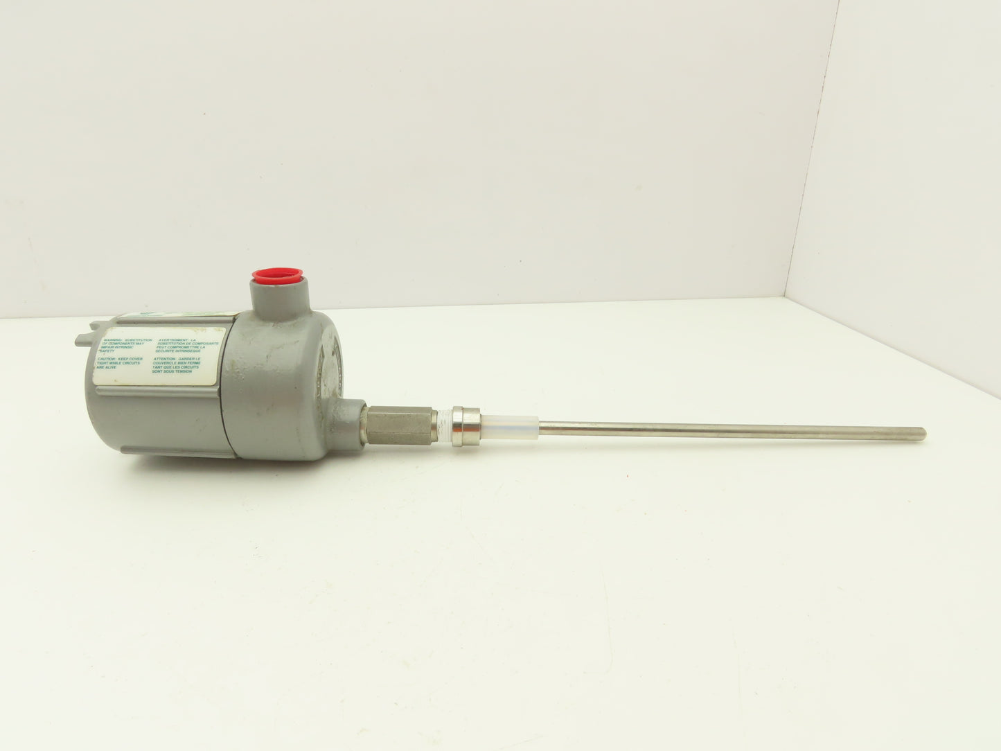 Auburn Tribosentry 2403 Flow Sensor Switch 12" Probe 1/2"NPT 120V