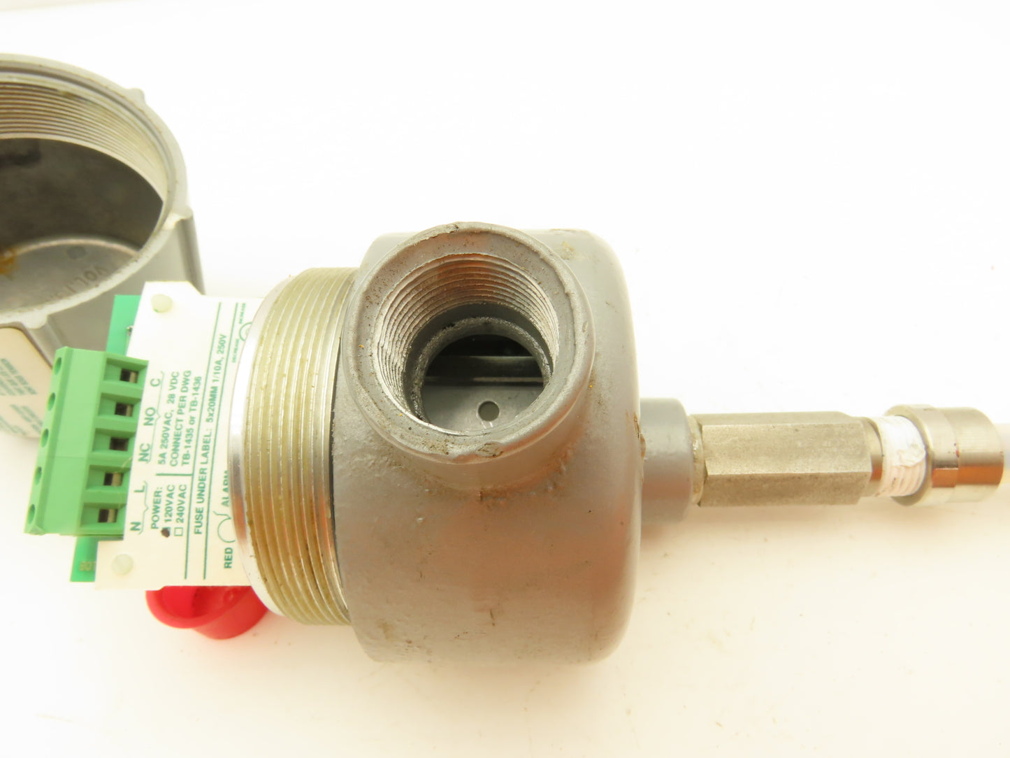 Auburn Tribosentry 2403 Flow Sensor Switch 12" Probe 1/2"NPT 120V