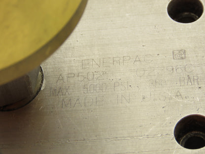 Enerpac AP502 Hydraulic Accumulator Valve 5000PSI W/Accumulator WA502