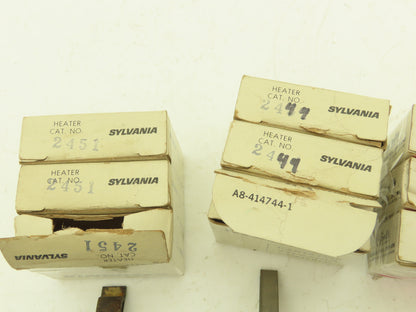 Sylvania Clark Overload Heater Element 6 Sets of 3pcs  2422 2430 2443 2444 2451