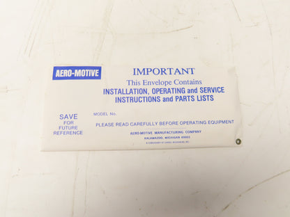 Aero-Motive 40J-A Heavy-Duty Tool Balancer Weight Range 30-45 lbs