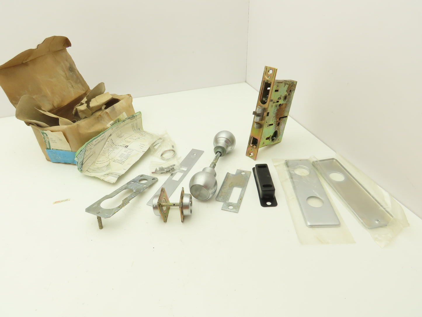 Best Lock 34H0J4J-626-LHRB Stainless Steel Door Knob Set Mortise Lock Latch Kit