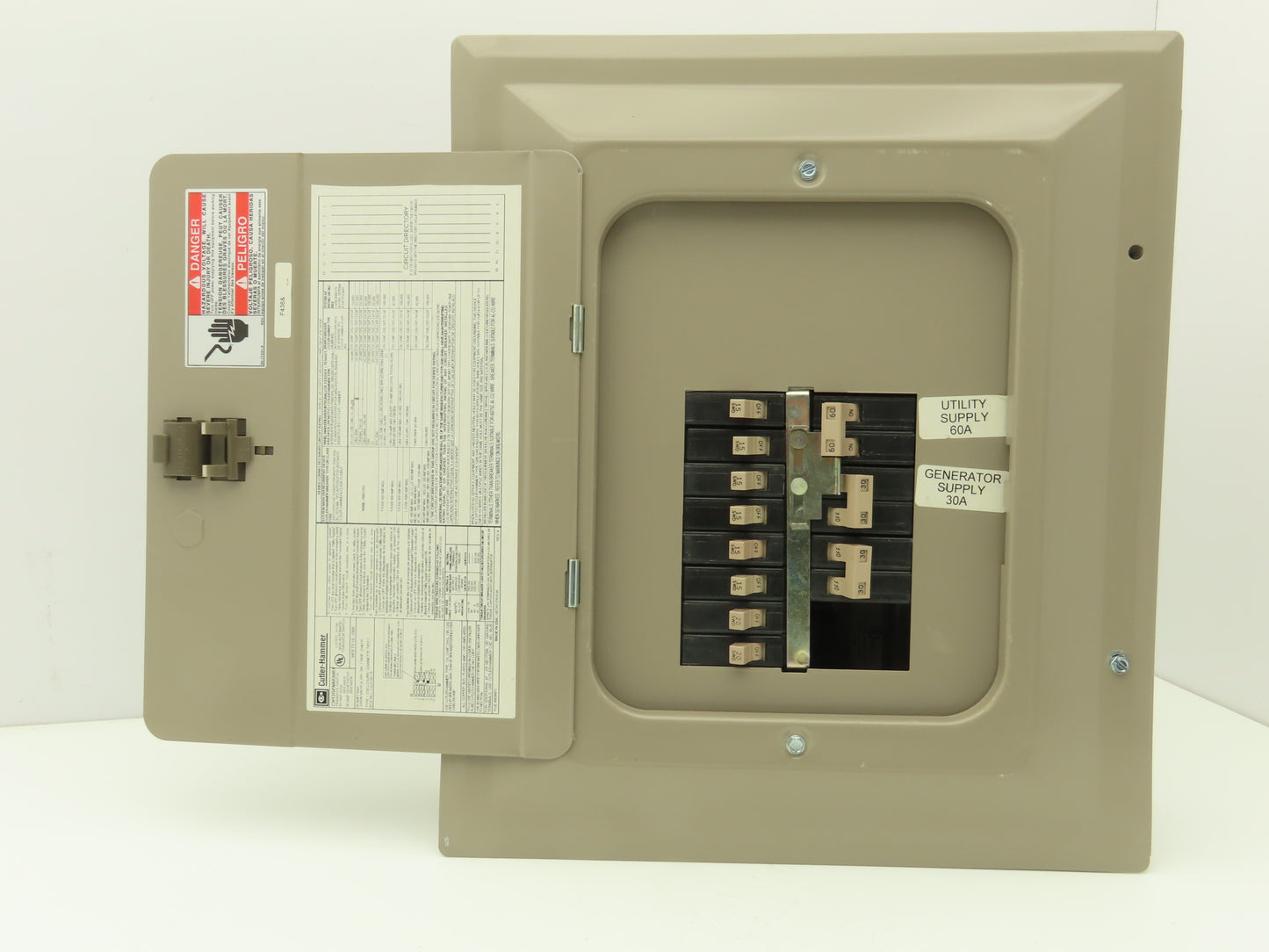 Cutler Hammer CH12GEN6030B1 Breaker Panel Generator Transfer 60/30A 120/240V