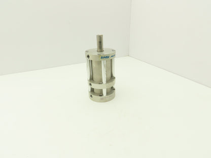 Bimba Flat 1 FOP-501.375/0.375-4M Air Cylinder 2.5"Bore 3-Pos 1-3/8"- 3/8"Stroke
