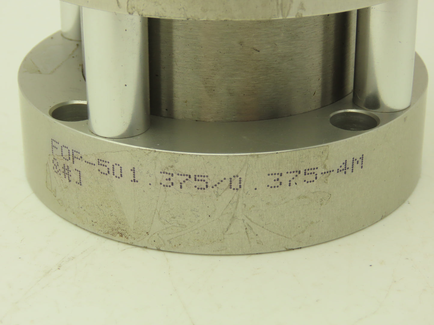 Bimba Flat 1 FOP-501.375/0.375-4M Air Cylinder 2.5"Bore 3-Pos 1-3/8"- 3/8"Stroke