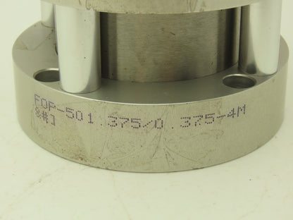 Bimba Flat 1 FOP-501.375/0.375-4M Air Cylinder 2.5"Bore 3-Pos 1-3/8"- 3/8"Stroke