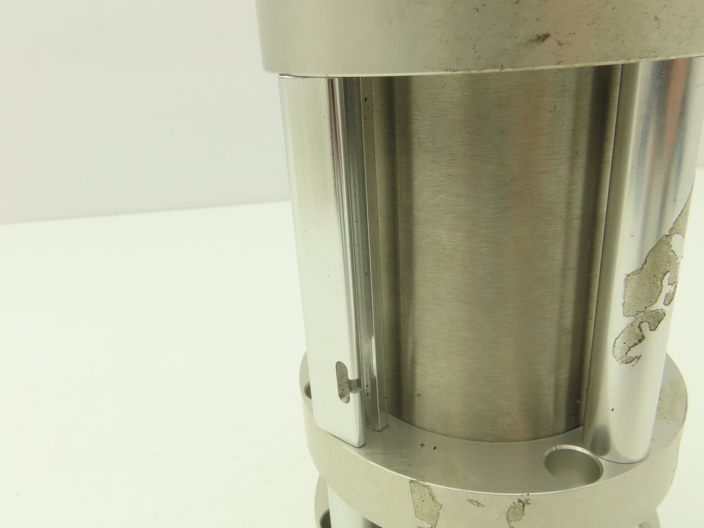 Bimba Flat 1 FOP-501.375/0.375-4M Air Cylinder 2.5"Bore 3-Pos 1-3/8"- 3/8"Stroke