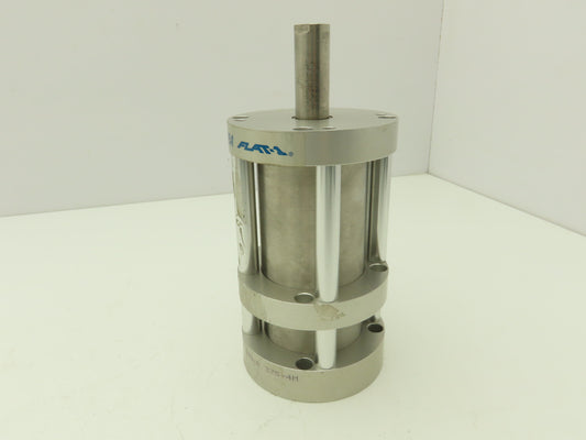 Bimba Flat 1 FOP-501.375/0.375-4M Air Cylinder 2.5"Bore 3-Pos 1-3/8"- 3/8"Stroke